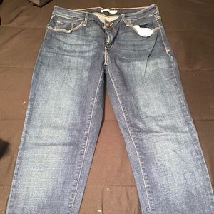 Womens levi denim mid rise skinny jeans